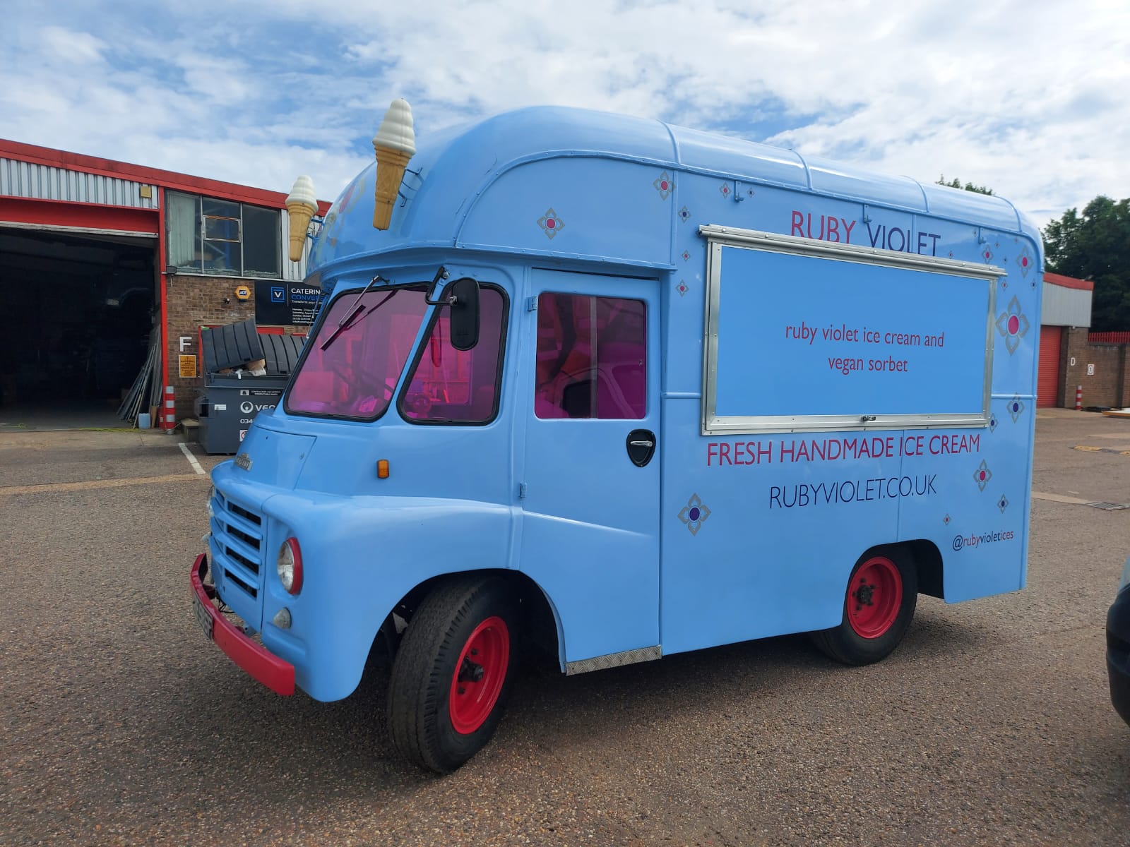 Ruby Violet Vintage Van